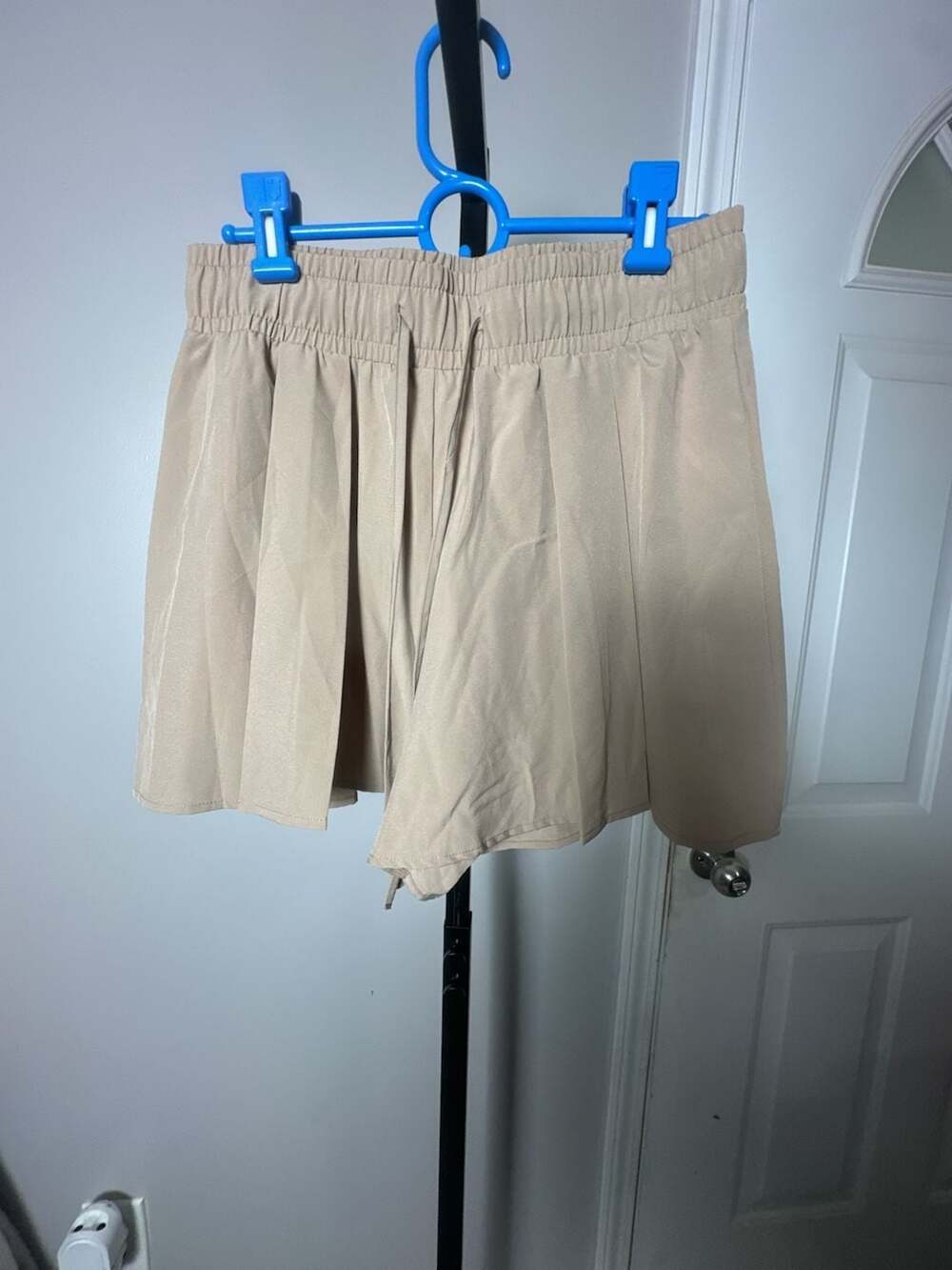 Madewell Flex Wrap Skort in Wet Sand#938